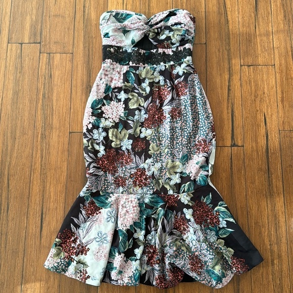 KEEPSAKE the Label Floral Strapless Dress - Multicolor - Picture 2 of 9